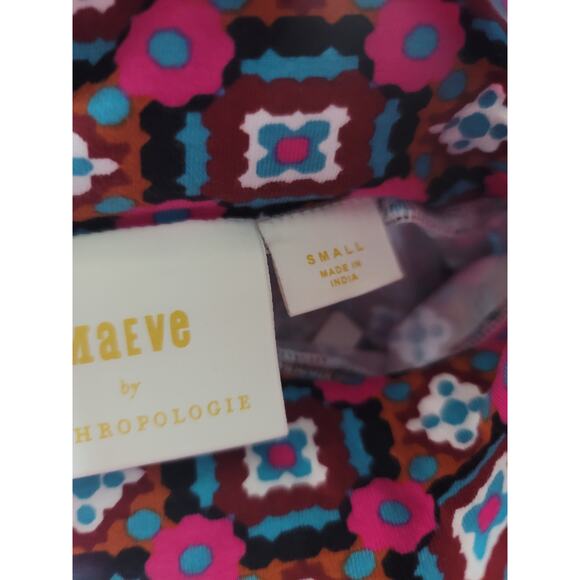 New Anthropologie Maeve Button-Shoulder Turtleneck Top - Small - Picture 5 of 5